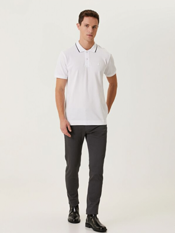 Classic White Polo Shirt
