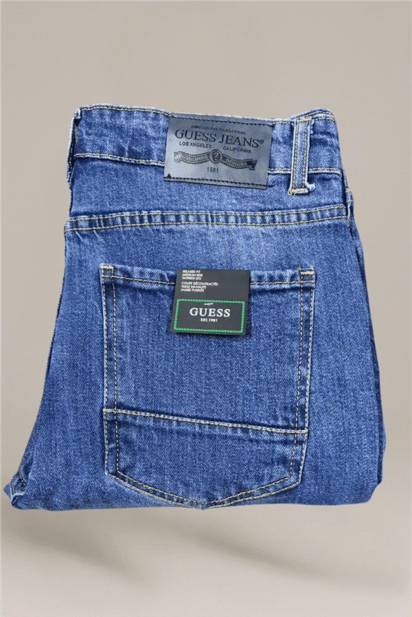 GUESS Mens Strechable Straight Light Blue