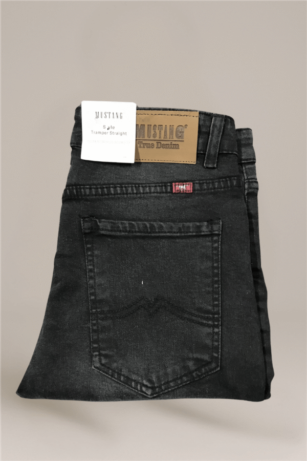 Vintage Mustang Faded Black Denim Jeans Men's